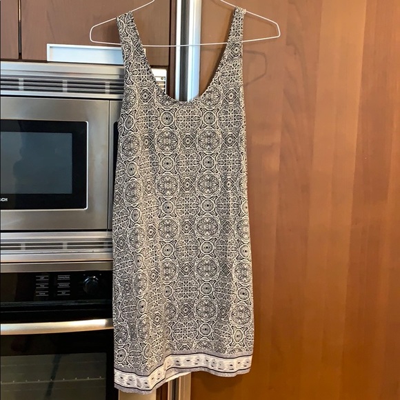 Black white joie sleeveless slip dress - Picture 3 of 3